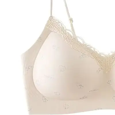 

KUCLUTTopRated 2026 New In Sweet First Love Seamless Bra Ladies Small Bust Push Up Side Support Anti-Sagging Cute Girls Bralette