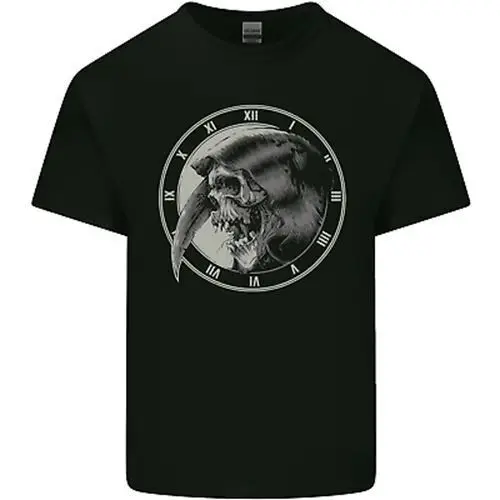 

Grim Потрошитель часы Skull Biker Готическая Мужская хлопковая футболка с демоном