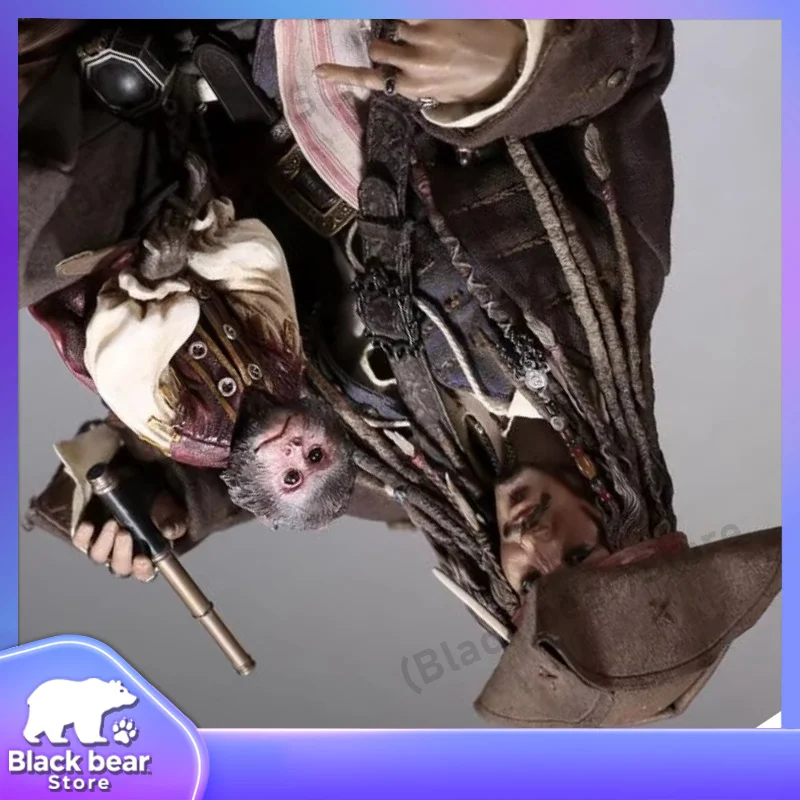 Spot 1/6 Pirate Monkey Simulation Animal Model Scene Figure Collection Ornament