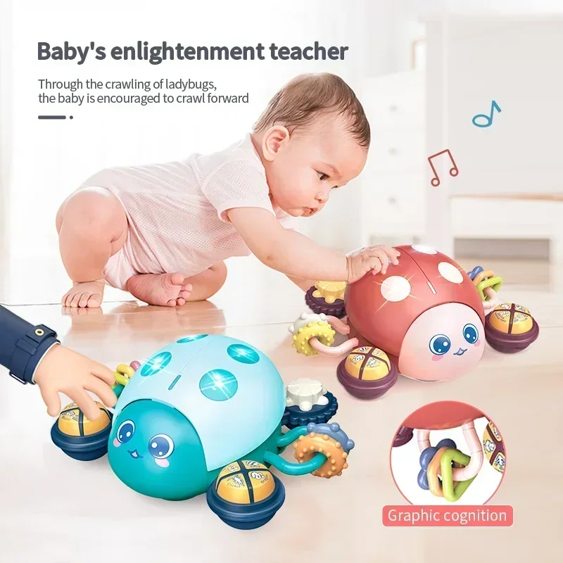 Musical Learning Toy For-baby & Toddler 2 In 1 Toys Educuties New Innovating Educational Cartoon Ladybug Toys