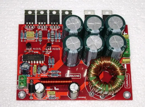 12V switch power supply boost positive and negative 32V finished board