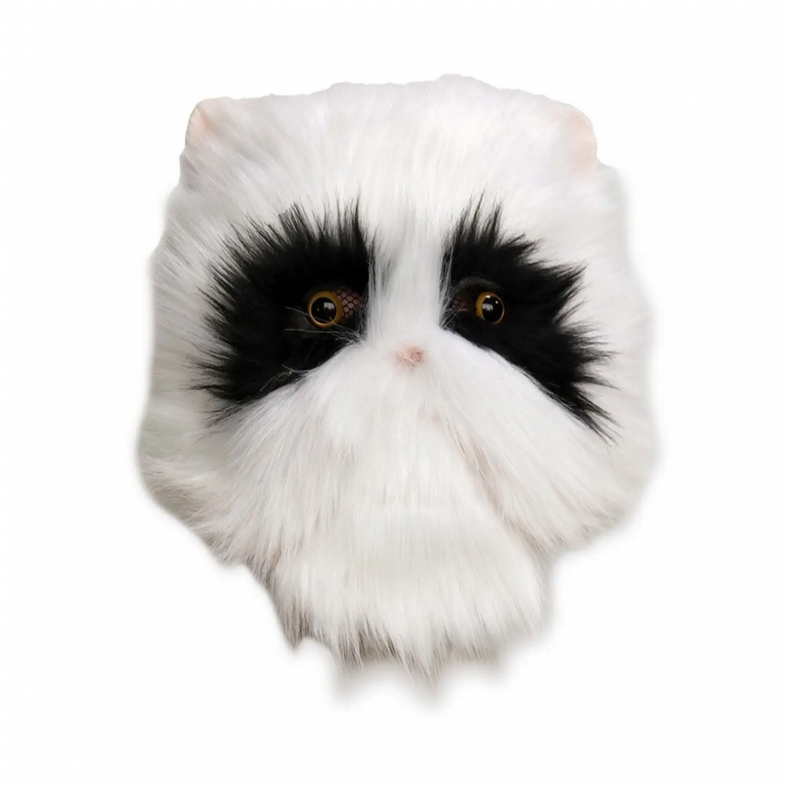 Realistic Husky Plush Hat Costume Headpiece with Upright Ears for Halloween Parties and Stage Performance Funny Decor