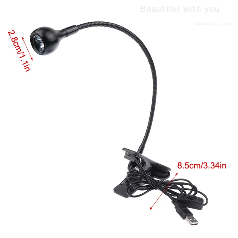 Luz LED UV útil para arte em unhas DIY, cura de cola e detecção de dinheiro