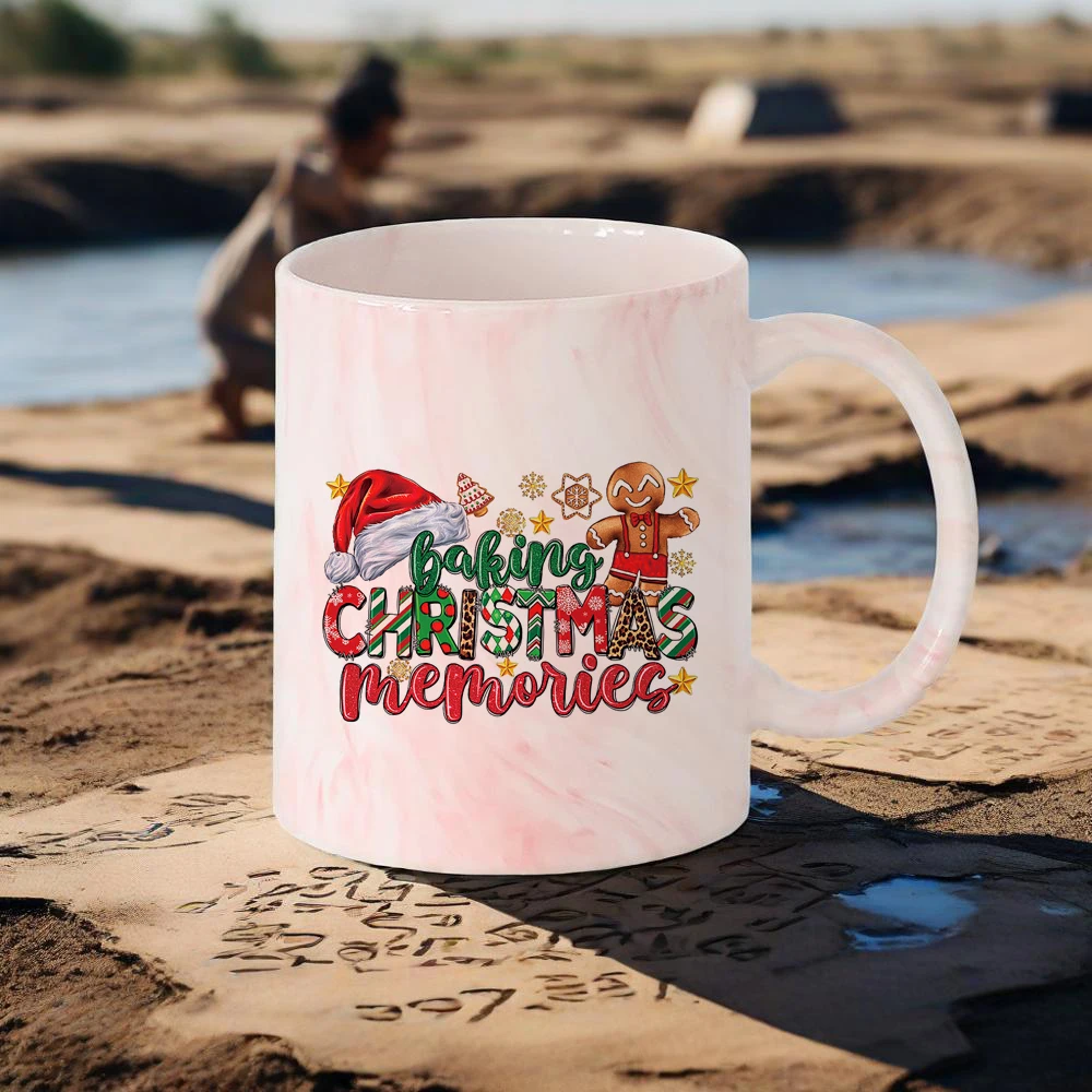 

Festive Beer Mugs Cola Cup Coffee Mugs Christmas Colors Water Mug Seasonal Gift Tea Cups Original Breakfast Cups Drinkware Funny