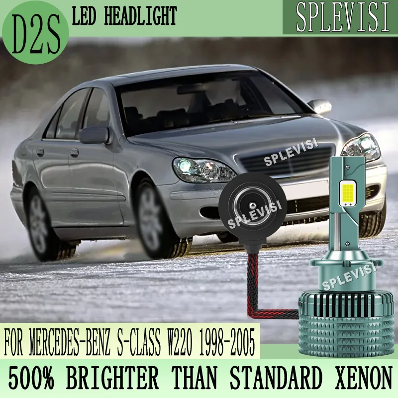 

prevents water snow humidity and dust LED Car Headlight For MERCEDES-BENZ S-CLASS W220 1998 1999 2000 2001 2002 2003 2004 2005