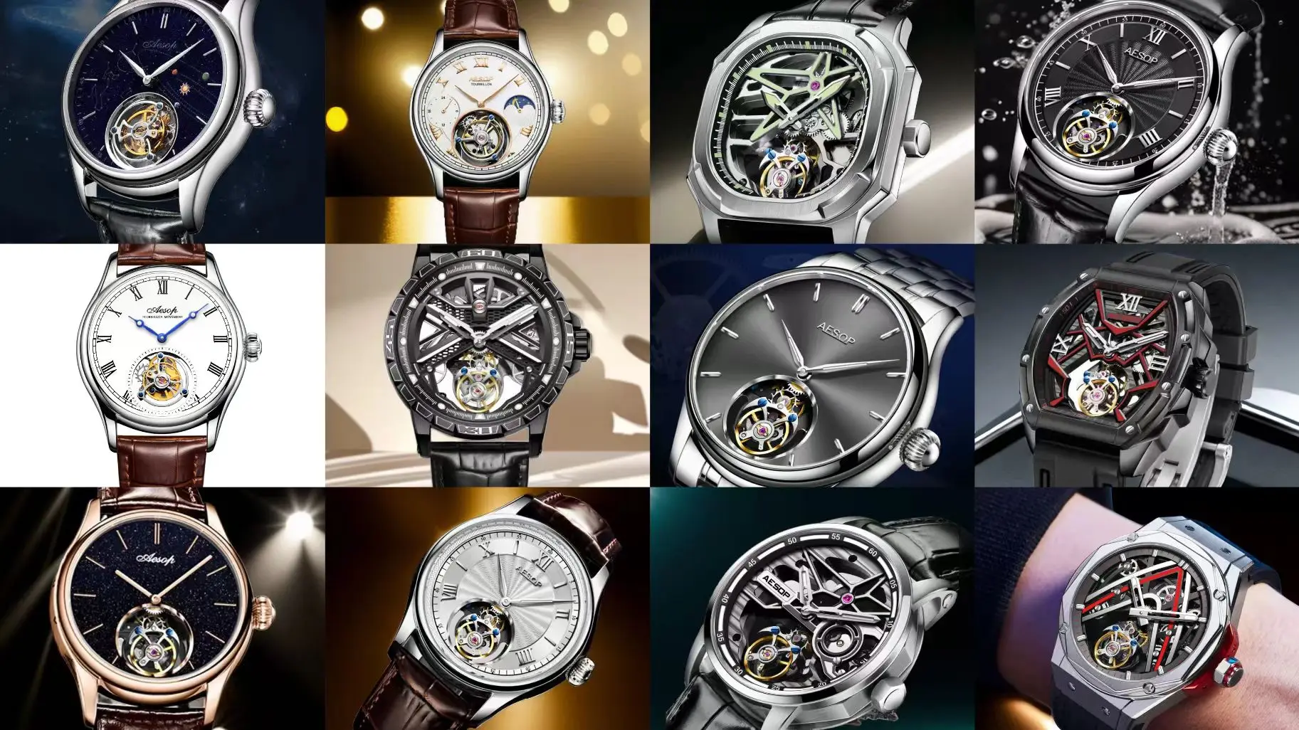 Tourbillon watch customization, high-end watch customization, self owned brand logo watch gift customization