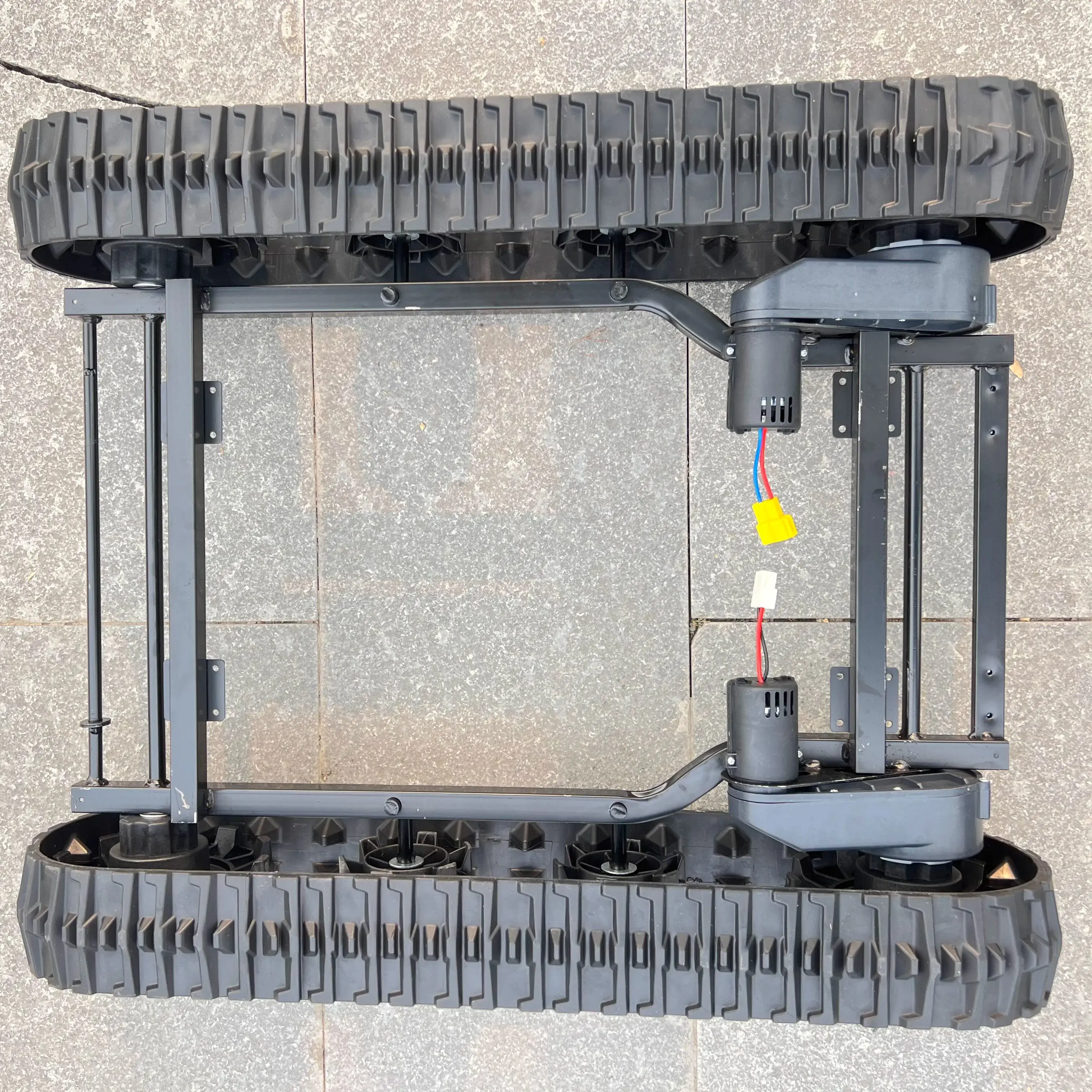 Rubber Track Assembly Chassis Various Competition DIY Kits Small Electric Chassis Robot Modification