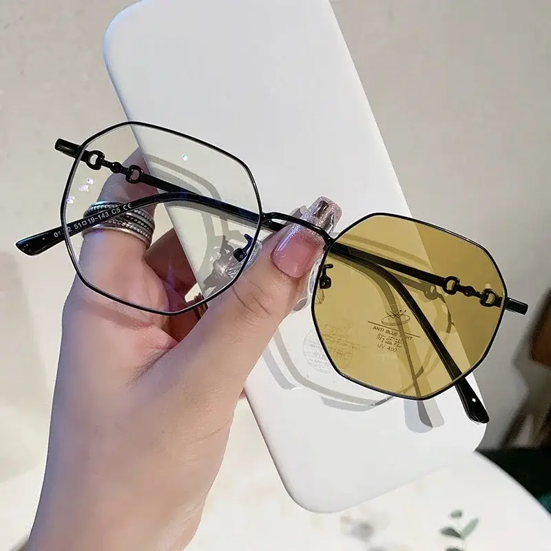 Intelligent Color Changing Short Sight Glasses New Fashion Overaized Frame Myopia Sunglasses Prescription Photochromic Eyewear - Image 9