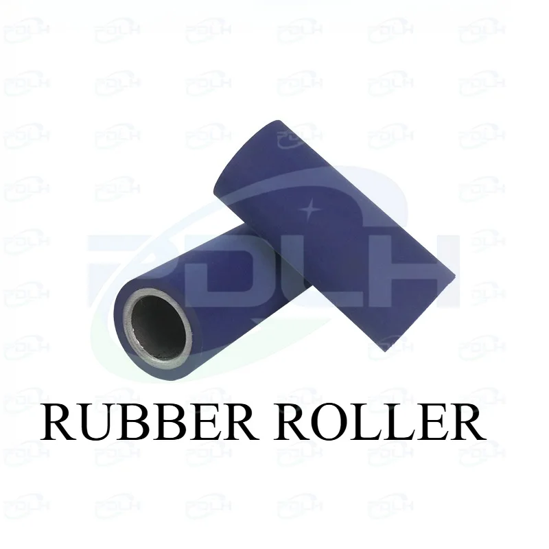 1Pair 26x16x60mm Blue Rubber Roller Single Keyway Feeding Roller for KDT Edge Banding Machine Tool