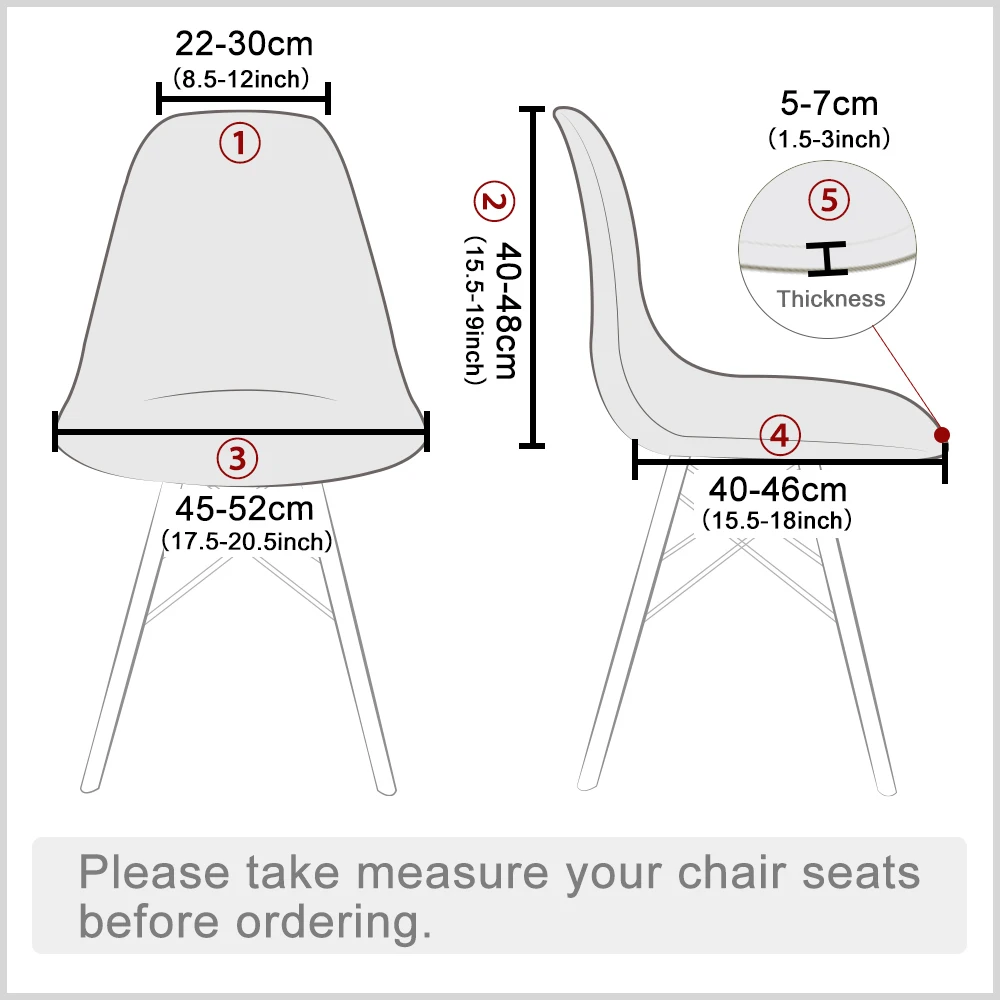 Polar Fleece Shell Chair Cover Solid Color Jacquard Dining Chair Slipcover Stretch Anti-dust Seat Cover for Living Room Home