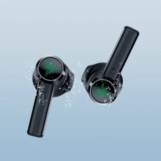 Original Razer Hammerhead True Wireless Pro Earbuds Black In-Ear Design Stereo Gaming Earphone