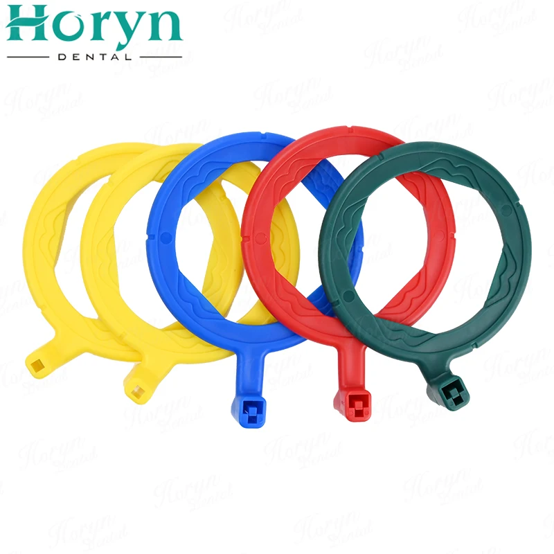 فيلم بلاستيكي محدد الأسنان الملونة الأشعة السينية فيلم تحديد المواقع نظام الأسنان مختبر فيلم X راي موقف عدة حامل الموضع #5