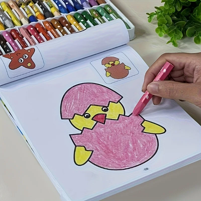 160-Page Kids Coloring & Drawing Book with Animal & Nature Themes - Non-Toxic Safe Paper, Art Supplies for Children for Ages 2-5