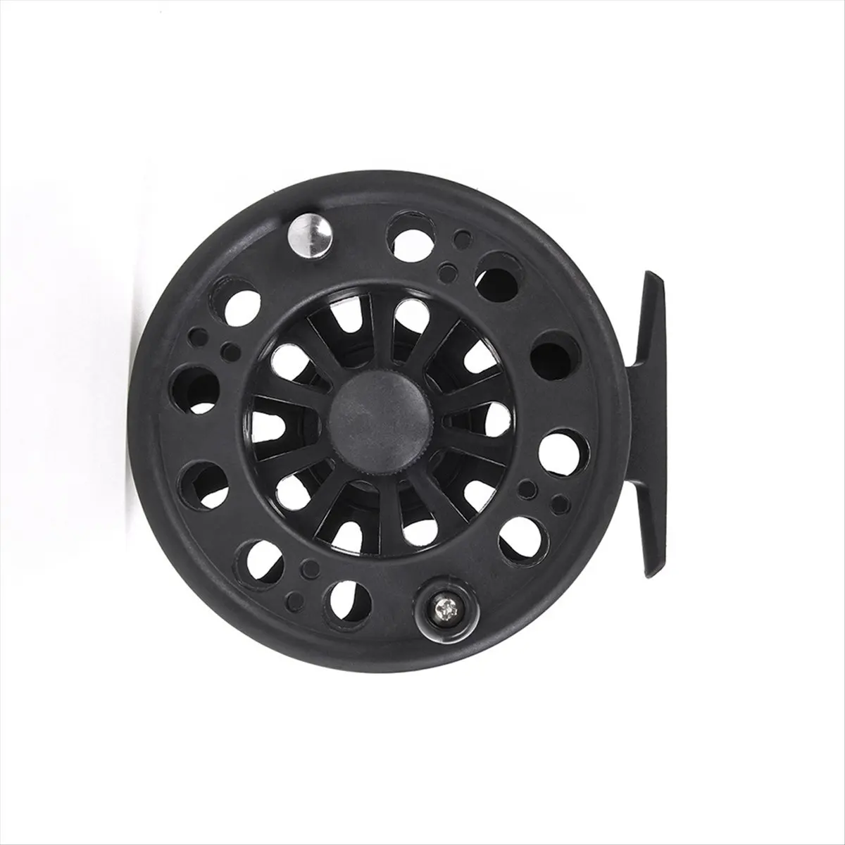 New arrival GLA8/9 Black Plastic Fly Fishing Reel Right or Left Can Be Changed Plastic Fly Reel