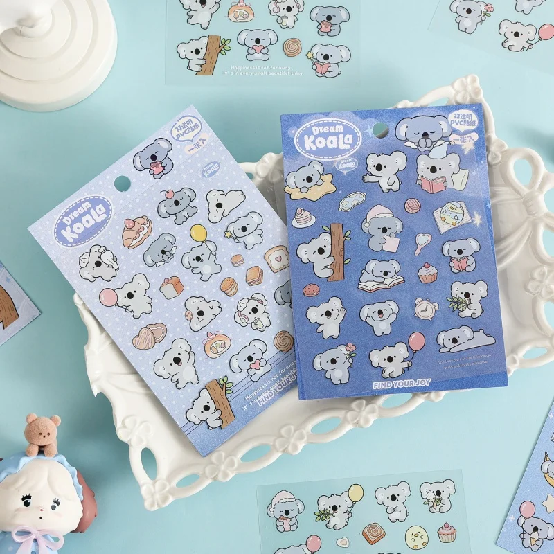 36pcs/lot Kawaii Koala Stickers Cute Scrapbooking DIY Diary Decorative Stationery Sticker Album Stick Label