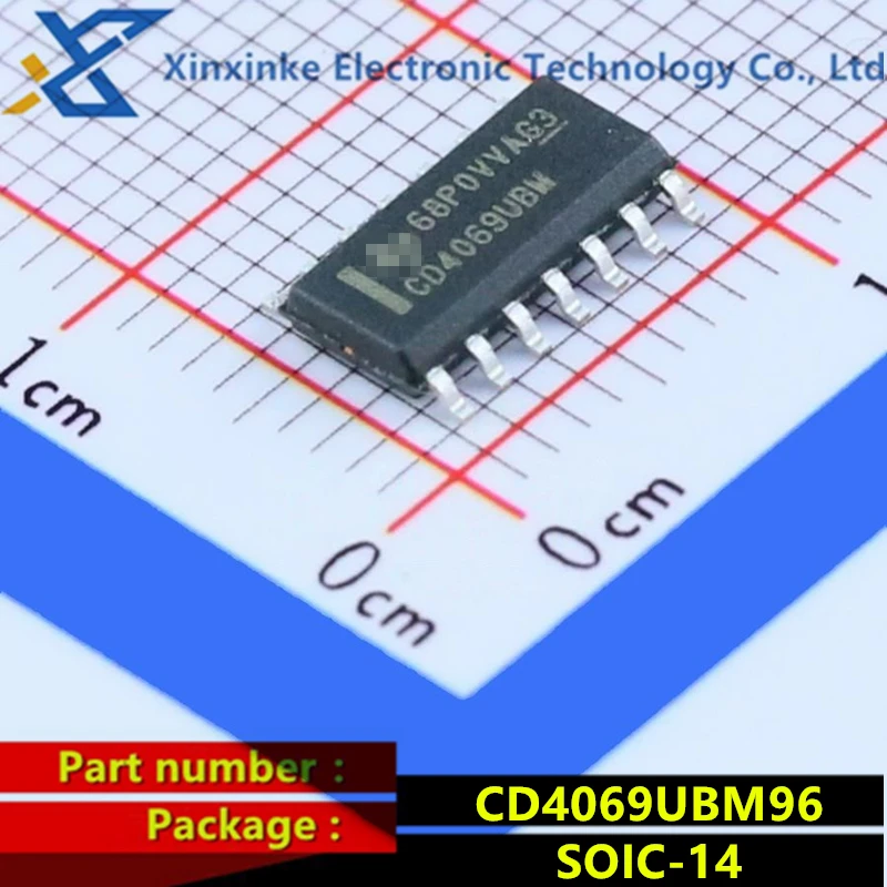 CD4069UBM96 SOIC-14 CMOS 6-Circuit Inverters  Logic ICs Brand New Original