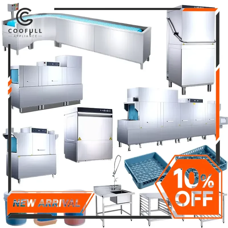 Smart Freestanding Dishwasher Built In Under Counter Stainless Steel Industrial Kitchen Washing Machine For Home Restaurant