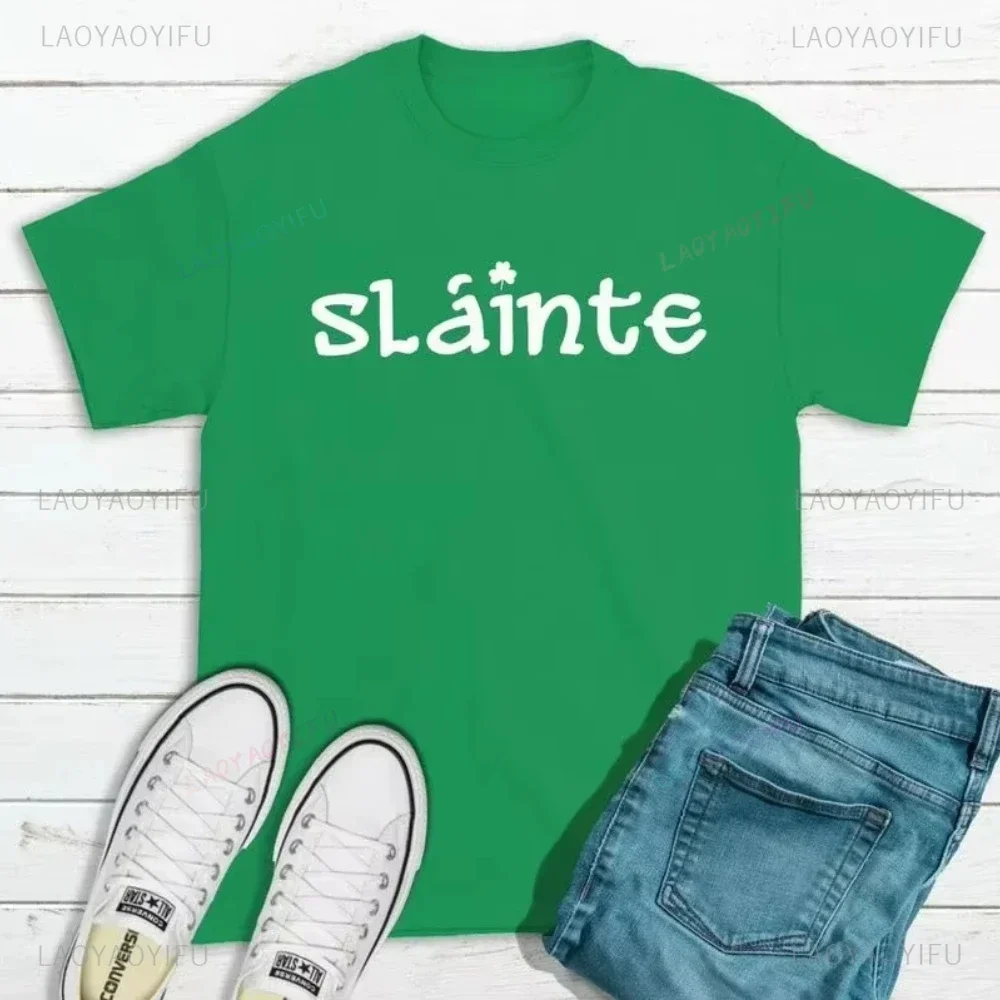 3.17 Slainte St Patrick's Day T-Shirt - Irish Shamrock Ireland Paddys Funny Summer Fashion Harajuku Tshirt Unisex Tee