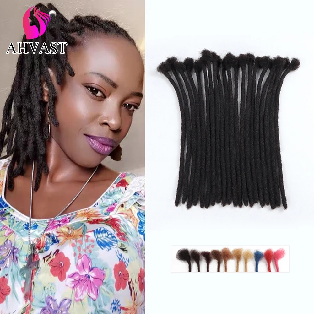 Rộng Lớn Dreadlock 100% Con Người Tóc Lộc Số Lượng Lớn Oai Khóa Tóc Rastas Cabello Humano