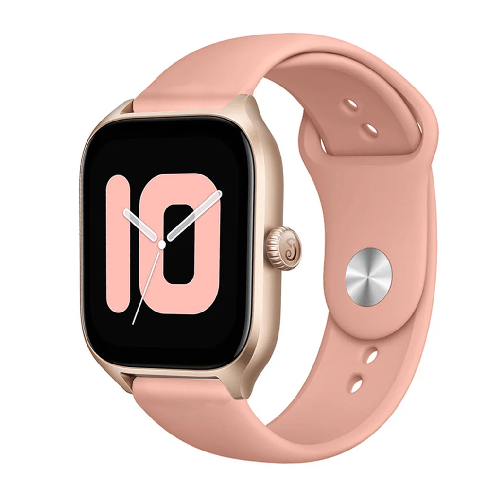 Ремешок 20 мм 22 мм для Amazfit GTS 4 3 2 2e Mini BipLite GTR 4 3 3-Pro 2 stratos 2 3 Спортивный силиконовый браслет Amazfit Bip Ремешок для часов