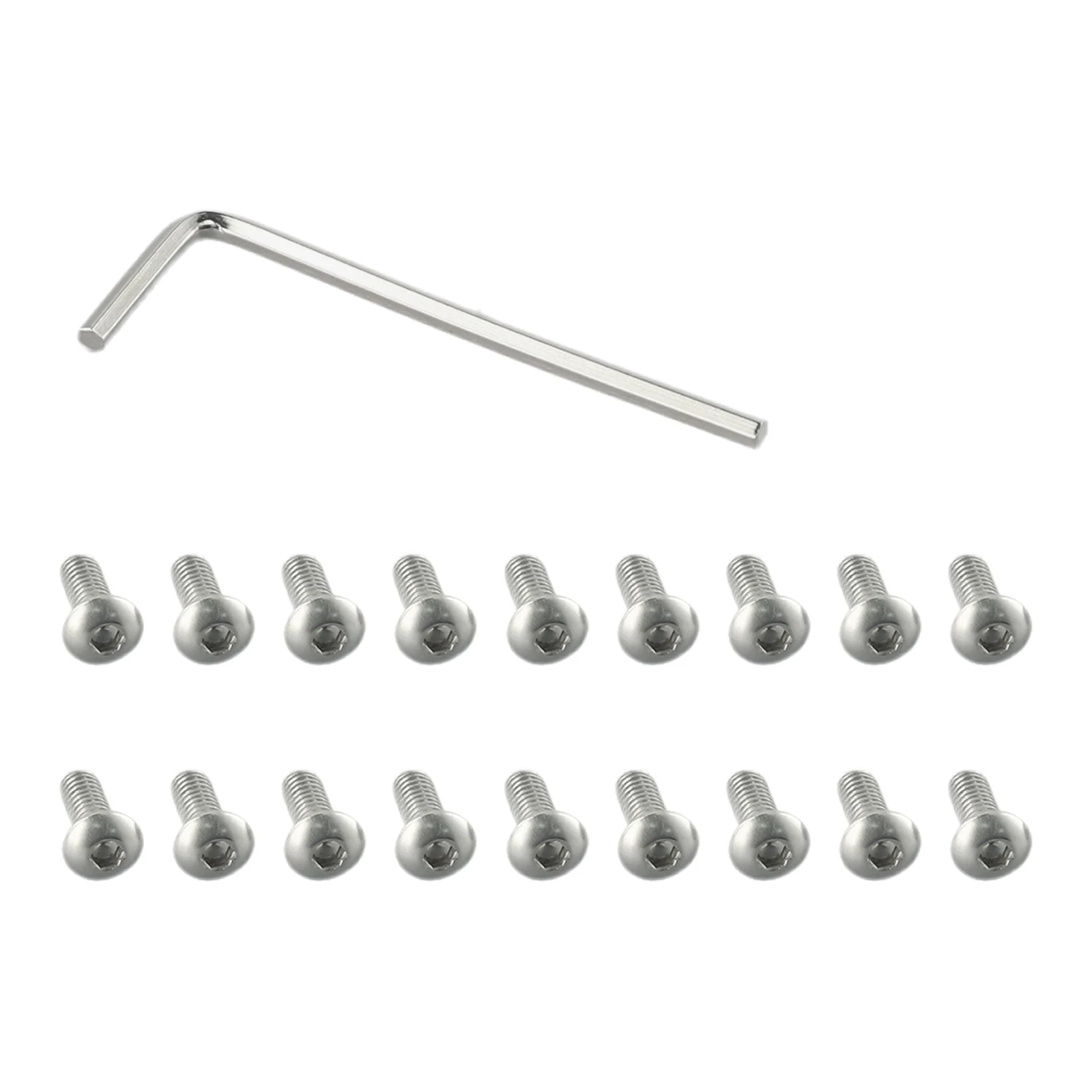 18PCS Electric Scooter Bottom Battery Cover Screw 10*4mm Stainless Steel Metal Screws For Ninebot MAX G30 Cycling Repair Tools