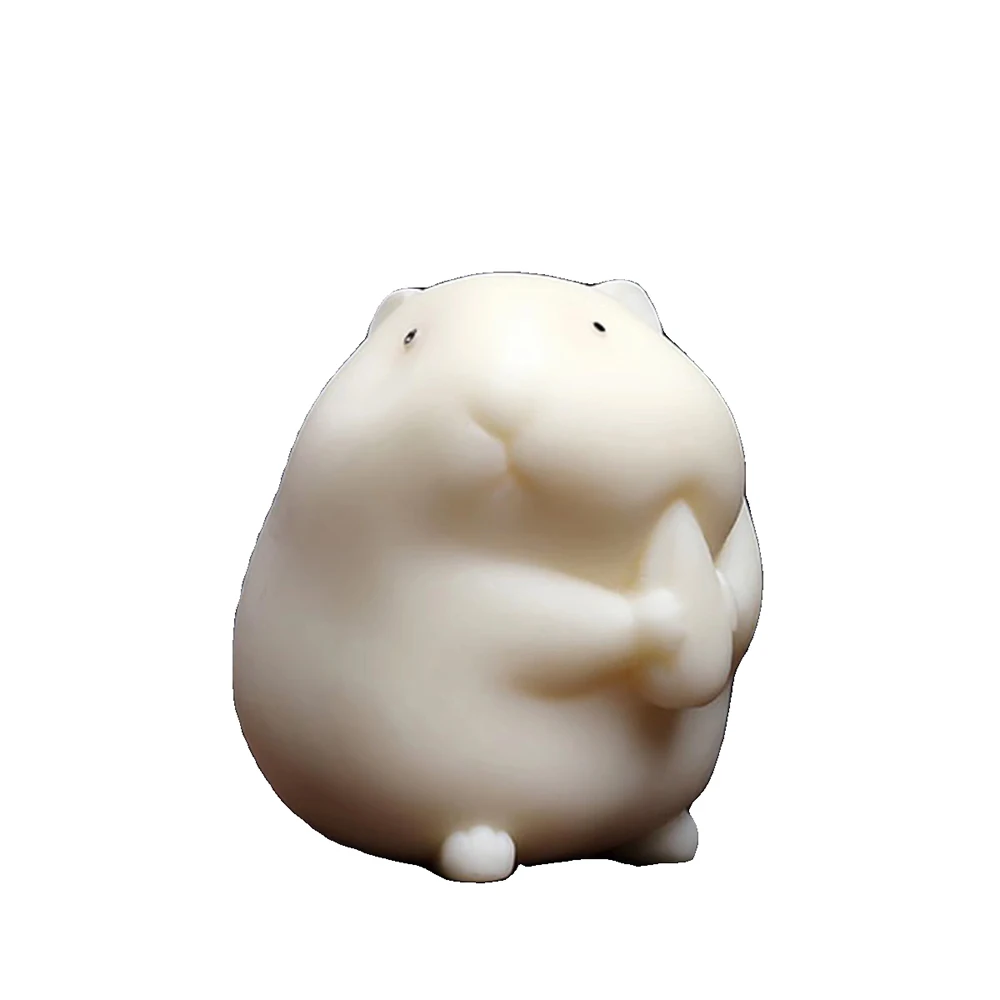 قطعة يد هامستر تاجو جوز ، ماوس لطيف ، زخارف سطح المكتب ، هدية عيد ميلاد ، JW08 ، 5.5x4cm #5