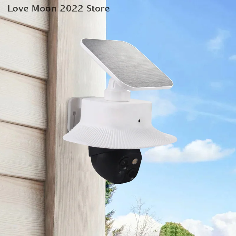 Weatherproof Cover For Eufy S340 Protection Against Rain Sun ABS White 17*13*4.5cm Weather Proof Cover Consumer Electronics