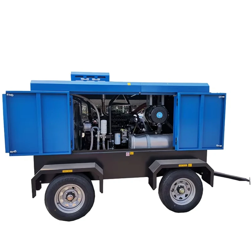 Customized Air Compressor 14bar 8.5m3/min Pneumatic Air Compressor Industrial Screw Air Compressor for Mining