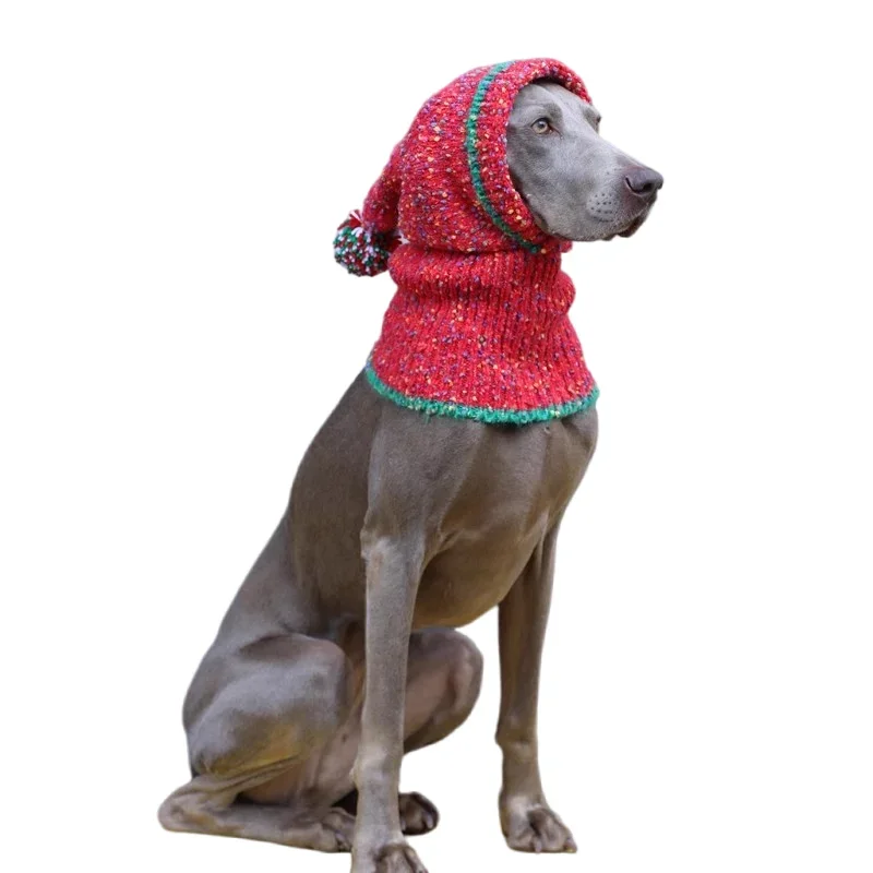 Gorro navideño para perro, gorros de invierno para mascotas, gorro para perro pequeño, mediano, grande, Border Collie, samoyedo, Husky, Labrador, Golden Retriever, Dobermann