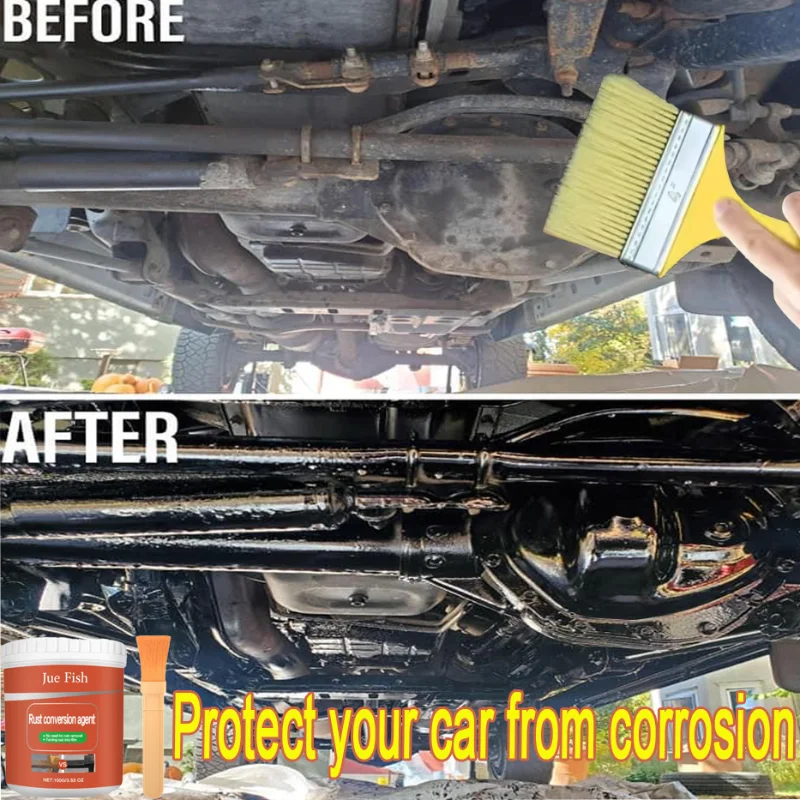 

Металлический трансформатор ржавчины, 100 г: покрытие преобразователя с несколькими поверхностями, антикоррозийная грунтовка без шлифования для автомобиля/инструментов/металла