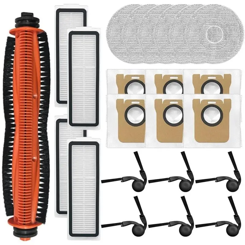 

Complete Accessories Replacement Set For Xiaomi For Robotic Vacuum Cleaner 5/OV31GL- Filter Mop Dust Bag Brush Parts Included