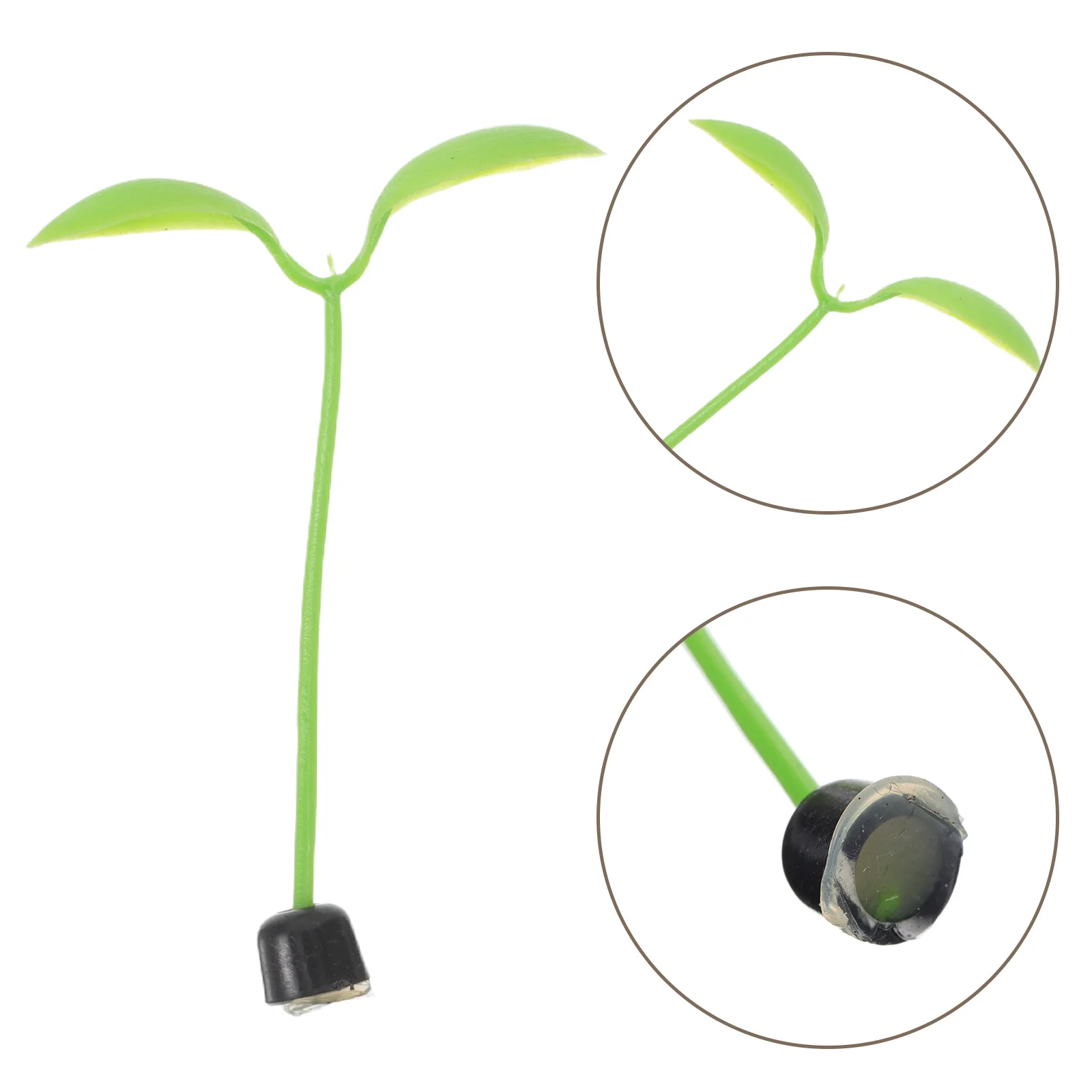 

5pcs Universal Sprout Car Roof Decoration Durable Easy Install For Electric Scooter Bicycle Mirror Creative