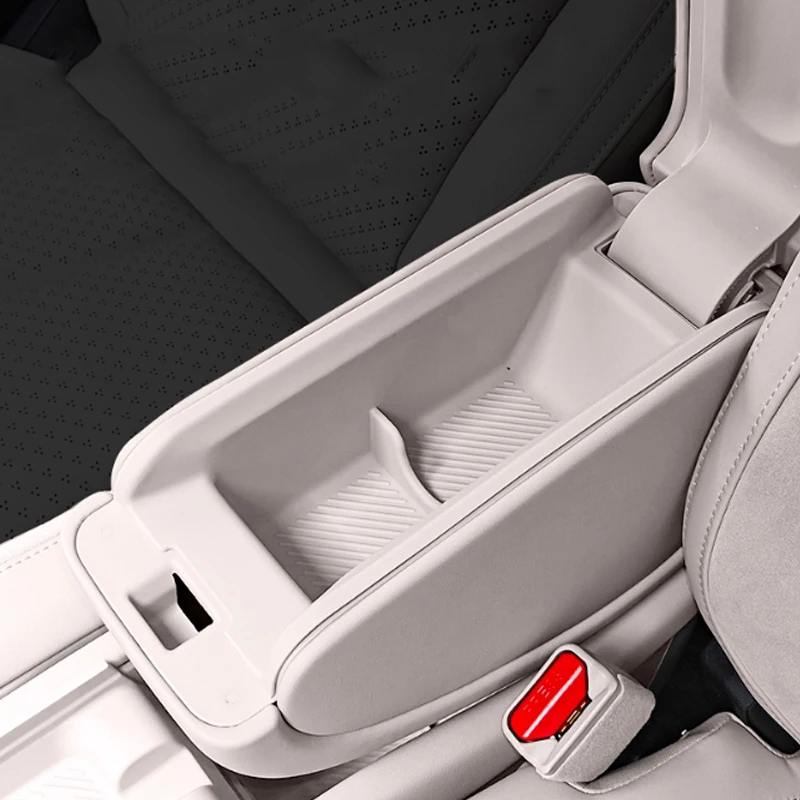 For Nio Firefly 2025 2026 Car Center Console Glove Compartment Silicone Storage Box Storage Compartment Car Interior Accessories