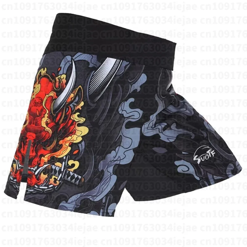 Boxing Training Shorts Breathable Fighting Boxing Fighting Muay MMA Thai Coach Running Fitness Men Kid Shorts
