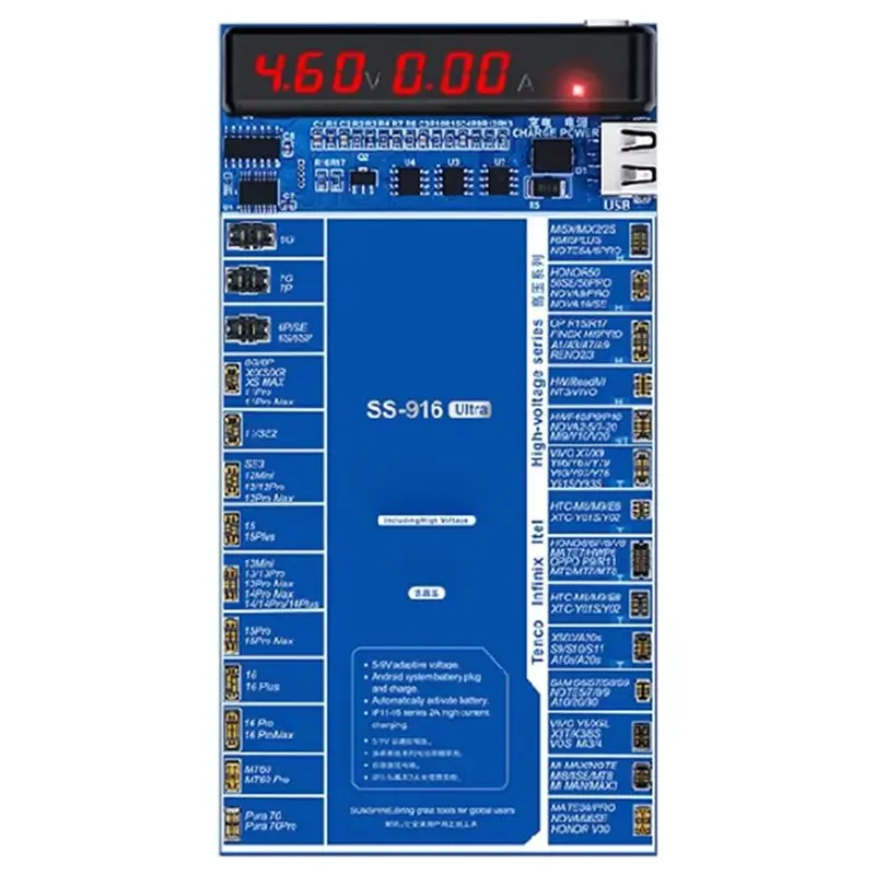 [b24b-】-ss-916-ultra-charging-activation-fixtures-5-9v-adaptive-voltage-support-for-ip17-and-android-models