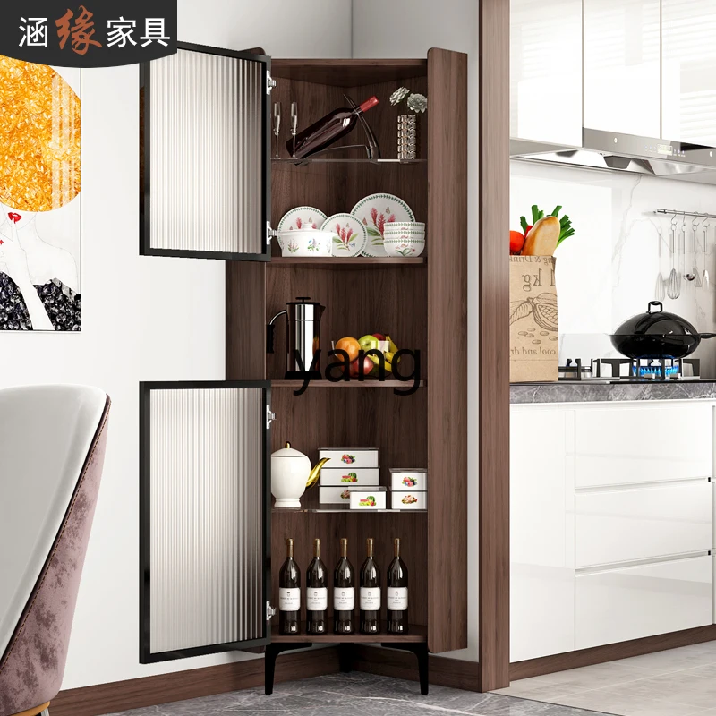 L'm simple and modern multi-functional corner locker integrated storage cabinet