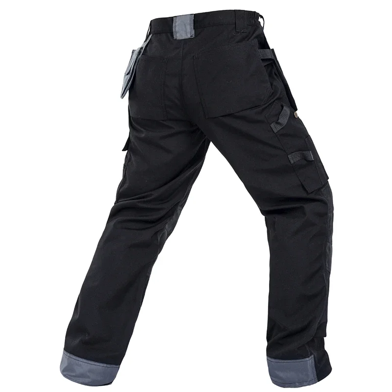 Men's Multi-Pocket Cargo Pants Outdoor Work Pants Wear-Resistant Pants Worker's Trousers Workshop Uniforms