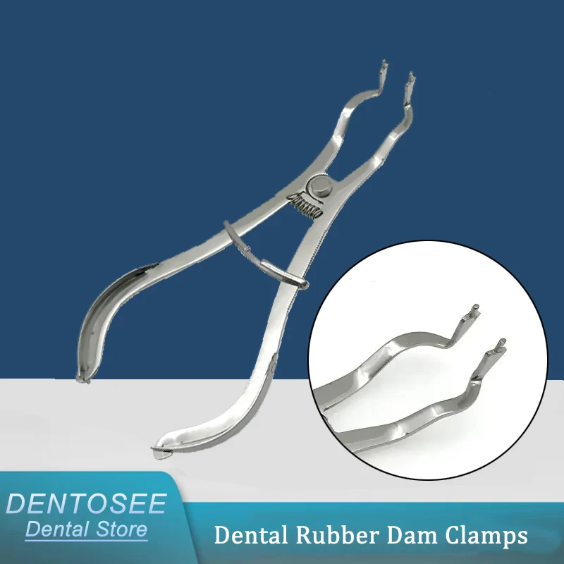 

High Quality Dental Rubber Dam Clamps Endodontic Ivory Forceps Restorative Instruments for Dentist Crown Removal Tools