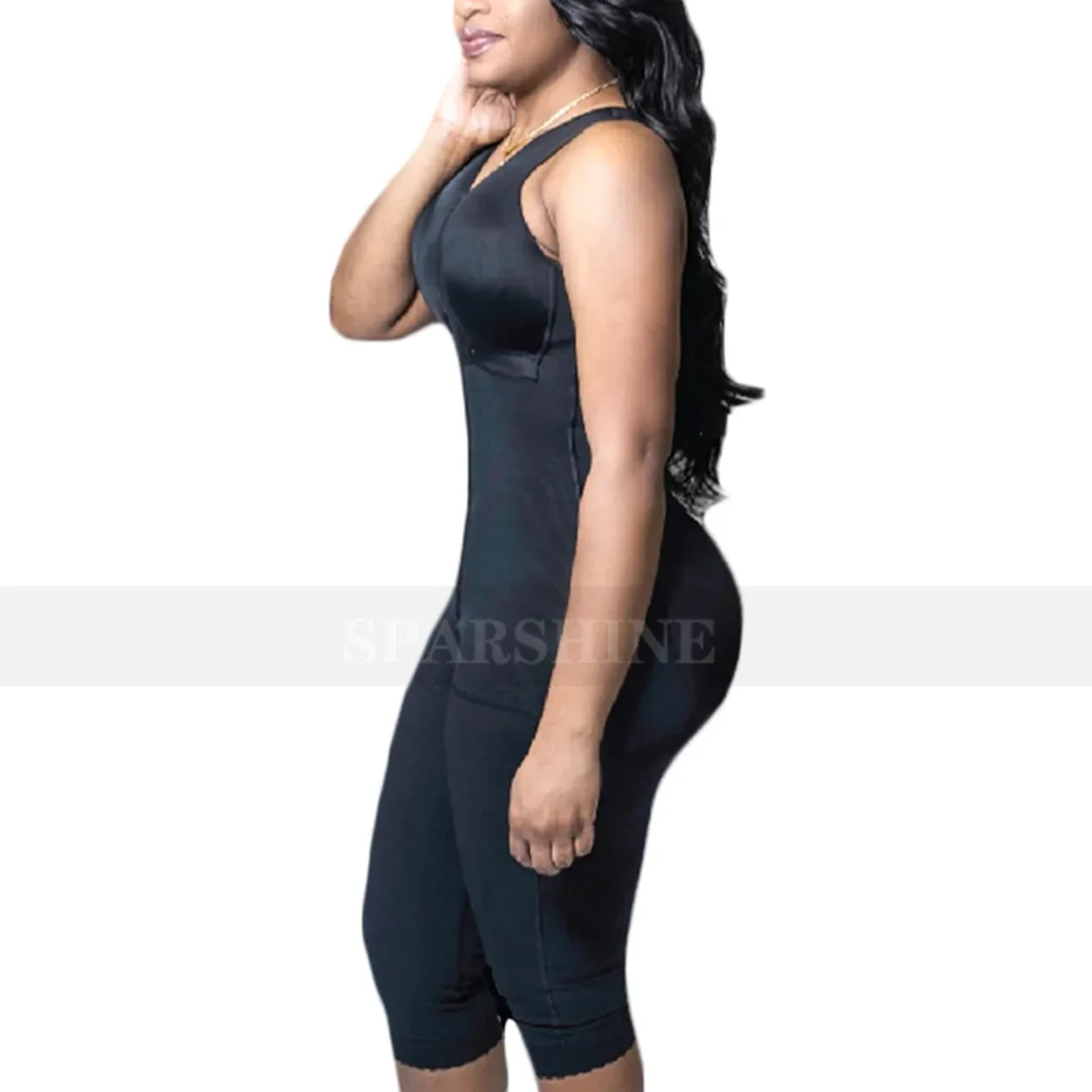 Fajas Colombianas High Compression Long Shapewear Post-operative Waist Trainer Slimming Tummy Control full Body Shaper