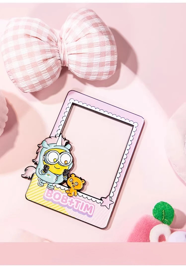

Universal Studios Minions Unicorn Polaroid Fridge Magnet BOBTIM Magnetic Cute Cartoon Kitchen Refrigerator Sticker Collection