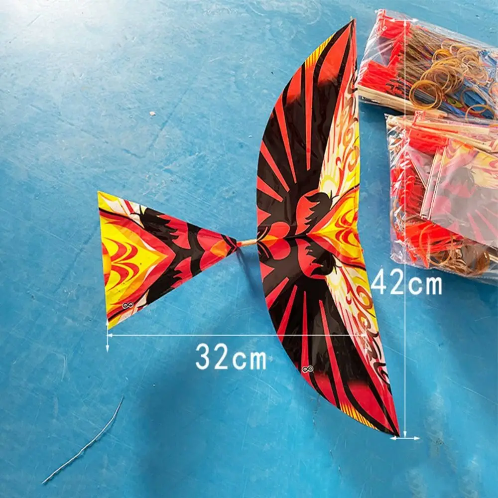 Cerf-volant d'oiseaux volants, bande de caoutchouc élastique, cerf-volant d'oiseaux volants, jouet amusant pour enfants, cadeau, Sports de plein air, 10 pièces, couleur aléatoire, nouvelle collection