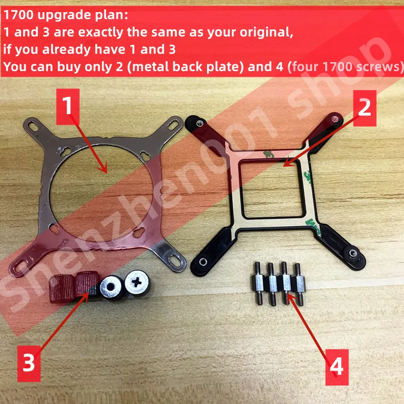 LGA1700 1151/1155/2011 CPU Heatsink Cooling Fan Cooler Mounting Bracket Kits For CORSAIR  h150i Pro RGB/h100i Pro/115i Pro RGB