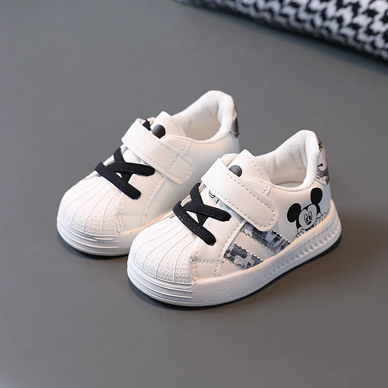 Kids Anti-slip Casual Sport Shoes Girls Boys Children Soft Sole Cute Toddler Shoes Baby Breathable Sneakers Size 15-25