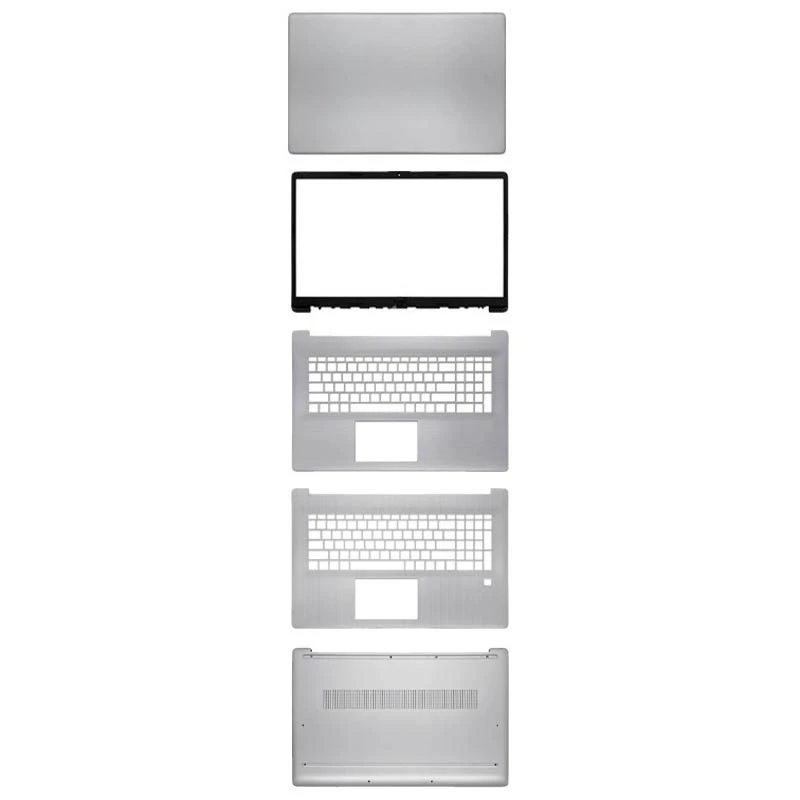 For HP Pavilion 17-CN 17-CP TPN-L140 470 G8 G9 New LCD Back Cover Front Bezel Upper Palmrest Bottom Base Case Hinges M58382-001