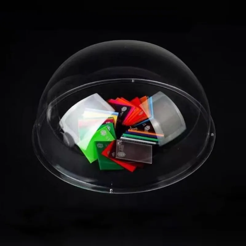 Acrylic Replacement Transparent Clear Camera Dome Cover Security Camera Housing Pet Dog Fence Window Skylight Window 80mm--320mm