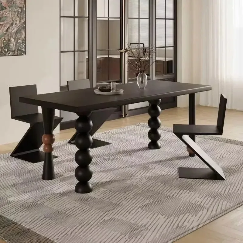 Aesthetic Decoration Dining Tables Design Party Event Luxury Kitchen Dining Tables Fashion Interior Mesa Lounge Suite Furniture