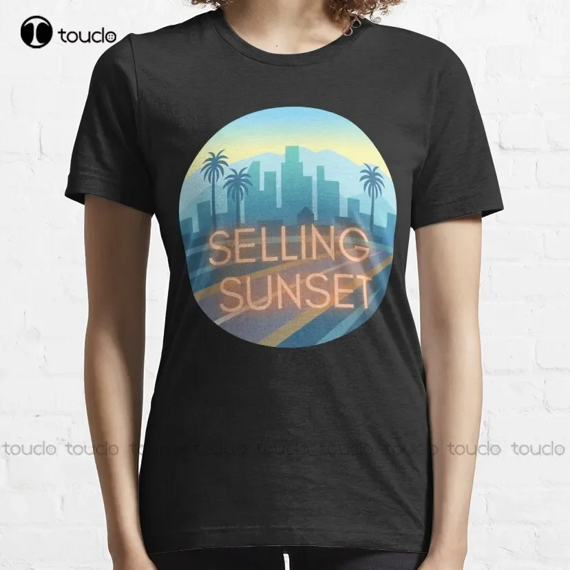 Selling Sunset Classic T-Shirt Hawaiian Shirts For Men Custom Aldult Teen Unisex Digital Printing Tee Shirt Xs-5Xl Fashion Funny