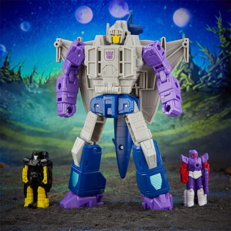 Hasbro Transformers Toys Legacy Evolution Deluxe Needlenose Toy with 2 Targetmaster Toys, 5.5-inch Action Figure New in Stock