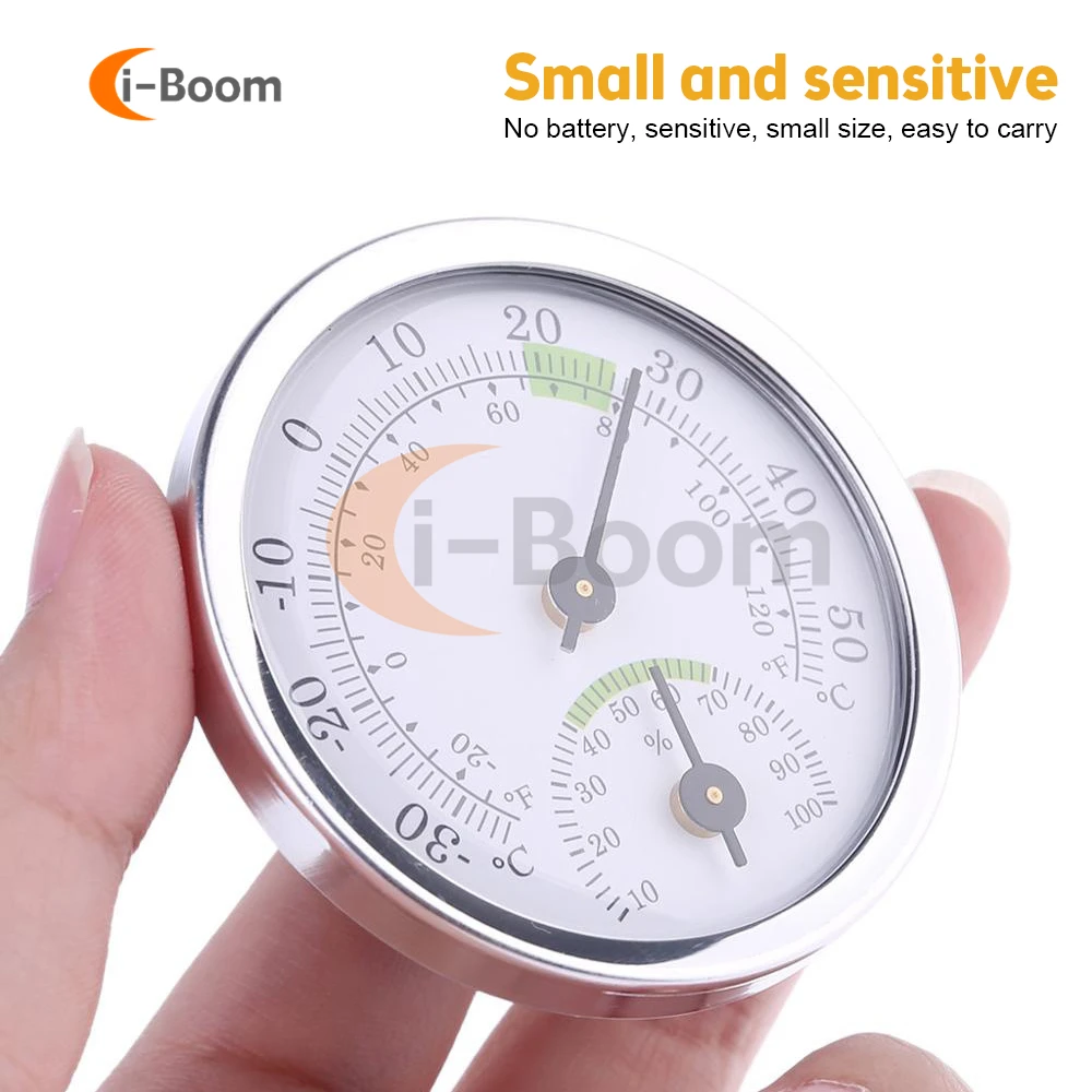 Mini Pointer Type Thermometer Hygrometer Indoor Room Electronic Temperature Humidity Meter Sensor Gauge For Home Thermometer