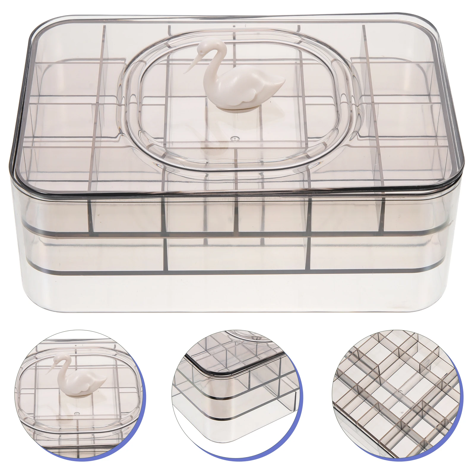 

Jewelry Storage Box Travel Boxes Small Ring Holder Trinkets Case for Women Organizer Earring